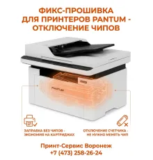 Расчиповка / прошивка принтеров и МФУ Pantum