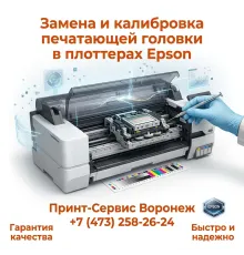 Замена печатающей головки в плоттерах Epson: доверьте работу профессионалам